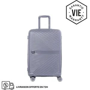 GYLBAG VALISE RIGIDE SILVER PP5 MOYENNE (TAILLE M) pas cher