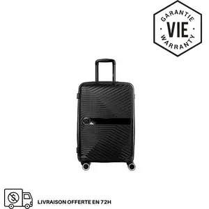 GYL Valise Rigide Black PP5 Moyenne (Taille M) pas cher