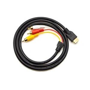 VSHOP® HDMI vers RCA câble 1.5 m HDMI mâle vers 3RCA vidéo audio AV Co... pas cher
