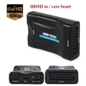 VSHOP®Convertisseur HDMI vers Péritel vers Adaptateur Scart