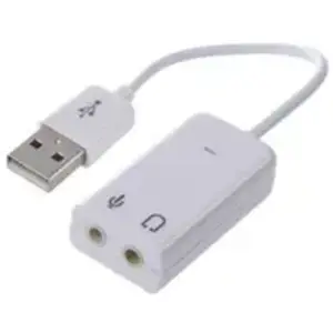 VSHOP® Carte Son Externe USB vers 3,5mm Jack Adaptateur Audio USB pour... pas cher