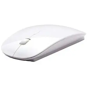 Vshop souris sans fil rechargeable blanche pour ordinateur portable, p... pas cher