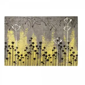 UNAMOURDETAPIS Tapis salon 120x170 joln gris , tapis en coton pas cher