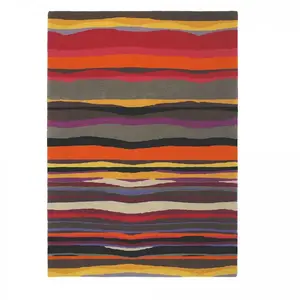 Brink & Campman Tapis salon 250x350 cm tissé en laine multicolore