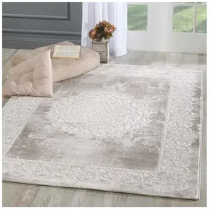 Comparateur de prix : UNAMOURDETAPIS Tapis oriental 300x400 rectangle beige tissé motif ancestral balrod