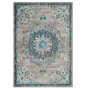 Tapis orient style bleu 160x230 pas cher