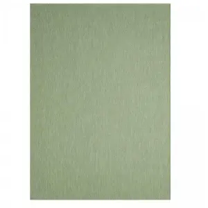 DEZENCO Tapis extérieur 80x150 tissé kilim vert VULO TU pas cher