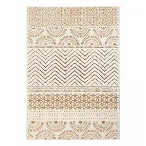 Comparateur de prix : UNAMOURDETAPIS Tapis berbère style AF ORIENVAG Crème 160x230 OEKO TEX® Fait en Europe