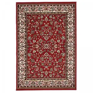UNAMOURDETAPIS Tapis oriental 160x225 rouge rectangle motif ancestral AF1 nomed pas cher