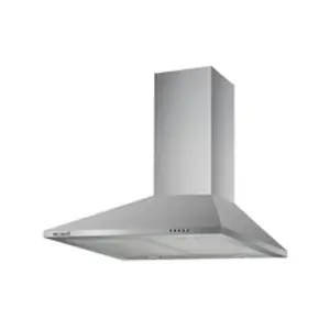 Comparateur de prix : BELDEKO Hotte de cuisine décorative inox 60cm - pyramide 338 m3h - evacuation ou recyclage
