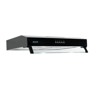 Comparateur de prix : beldeko - hotte casquette / visière rivage 60 cm noir - 100w - 210 m3/h