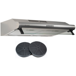 BELDEKO Hotte Casquette 60 cm Inox Double moteur 203 Watts - 435 m3/h pas cher