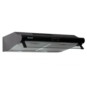 Comparateur de prix : BELDEKO GRETA60BKFC - Hotte Casquette 60 cm NOIR + 2 Filtres à charbon