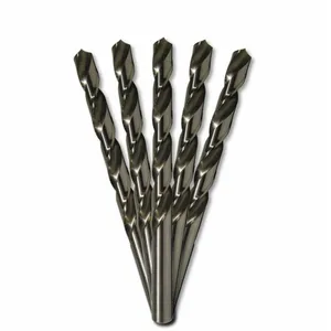 5 forets métaux hss M2 Pro d. 20 mm x Lu. 75 x Lt. 150 mm 118° x q. 12,7 mm taillé, meulé pour aciers DiamwoodVendu paramazon