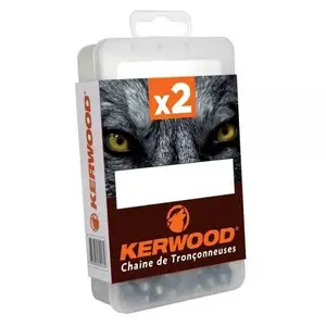 Matijardin 2 Chaînes tronçonneuse Kerwood 72 maillons .325 1,3mm semi carrée pas cher