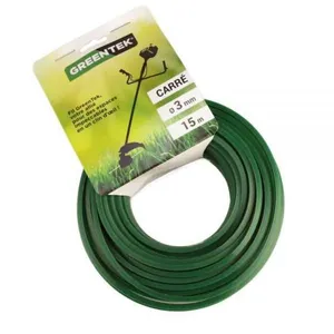 MATIJARDIN Fil débroussailleuse Greentek carré 3 mm x 15 m pas cher