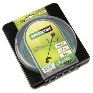 Fil débroussailleuse Greentek rond 3 mm x 55 m sous blisterVendu paramazon