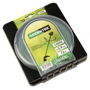 Comparateur de prix : MATIJARDIN Fil débroussailleuse Greentek carré 2,4 mm x 78 m sous blister