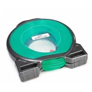 MATIJARDIN Fil débrousailleuse nylon 4 mm x 32 m rond vert pas cher