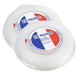 Matijardin - Fil nylon 3 mm x 30 m Rond Blanc Blister par 2