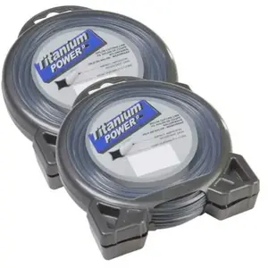 Matijardin Fil Titanium 3 mm x 22 m Carré Bi-matière Blister par 2 pas cher