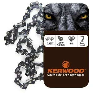 Chaine Kerwood pour husqvarna 345 0,325 1,3 mm 64 maillons pas cher