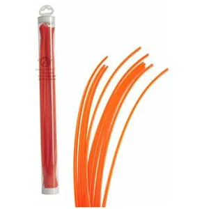 Matijardin - Fil nylon 75 brins de 2,4 mm. Carré. Orange. Tube. Fil dé... pas cher