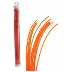 Matijardin - Fil nylon 50 brins 3 mm Carré Orange Tube pas cher