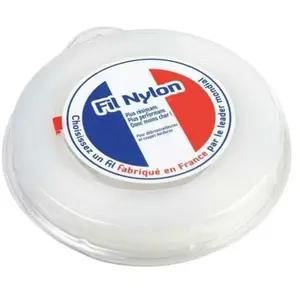 Comparateur de prix : Matijardin - Fil nylon 1,2 mm x 15 m Rond Blanc Blister.