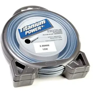 Comparateur de prix : Matijardin - Fil Titanium 2,5 mm x 15 m Rond Bi-matière Blister