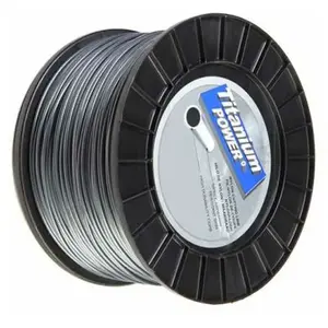 Comparateur de prix : Matijardin - Fil Titanium 2,5 mm x 243 m. Rond. Bi-matière. Bobine. Fi...
