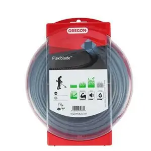 Comparateur de prix : Fil Oregon FlexiBlade 4 mm x 21 m. Carré. Cranté. Blister. Fil débrous...