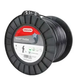 Comparateur de prix : Fil débroussailleuse nylon Oregon Nylium 2,4 mm x 360 m. Etoilé. Bobine