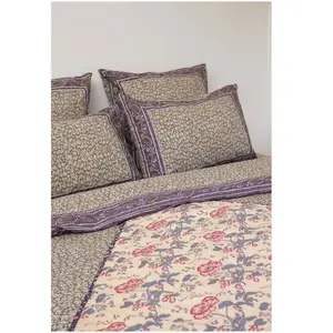 Louise Misha - Taie d'oreiller Valerie en coton bio Khaki 50x70Vendu parsmallable