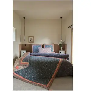 Louise Misha - Plaid Enoha en coton bio Multicolore 90x120Vendu parsmallable