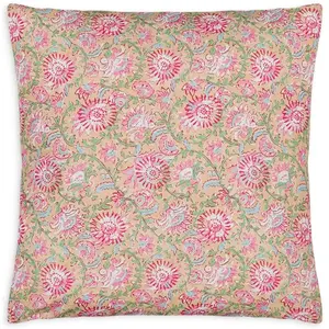 Louise Misha - Taie d'oreiller Valerie en coton bio Jaune 50x70Vendu parsmallable
