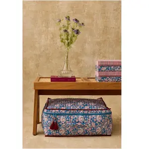 Louise Misha - Sac de rangement Taty en coton bio Bleu taille uniqueVendu parsmallable