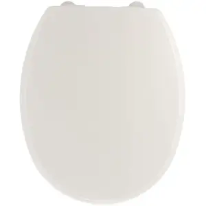 Comparateur de prix : TENDANCE - Abattant WC en Thermodur Blanc avec frein de chute 36 x 42,5 cm