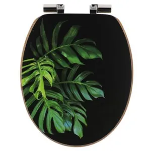 Tendance - abattant wc mdf 18 pouces couvercle design imprime assise i...