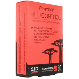 Comparateur de prix : SID Nutrition Prevent Life Rubcontrol 30 comprimés