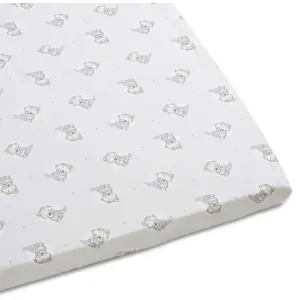 Atelier de Morphée Drap housse enfant à oursons Teddy 70x140 pas cher