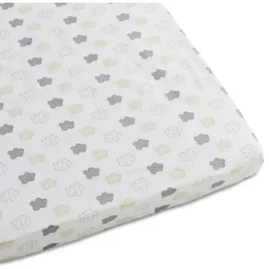 Atelier de Morphée Drap housse en coton Petit Nuage 70x100 pas cher