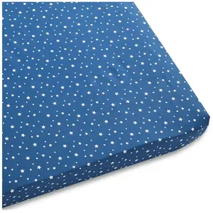 Atelier de Morphée Drap housse pour bébé Nuit étoilée Ovale 37x70Vendu paramazon