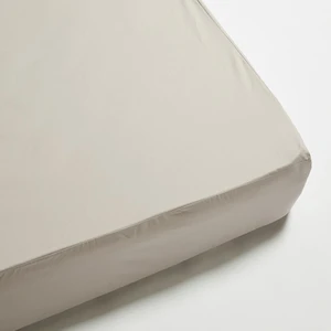 Ma Literie Naturelle Drap housse Marron Froid 140x200 pas cher