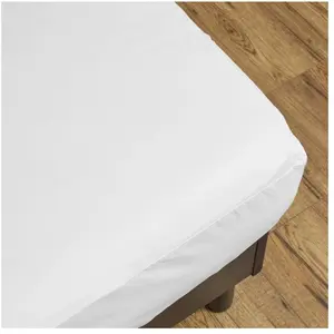 Atelier de Morphée Drap housse bi-tête blanc 2x100x200 pas cher