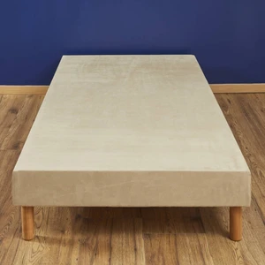 Atelier de Morphée Sommier tapissier sable 2x80x190 pas cher