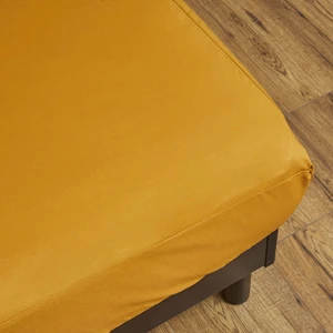 Atelier de Morphée Drap housse bi-tête orange 2x70x190 pas cher