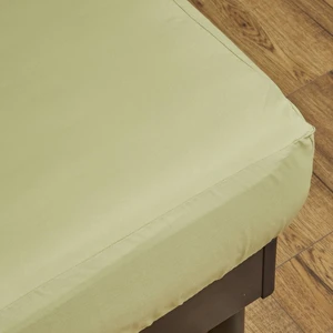 Atelier de Morphée Drap housse bi-tête vert 2x80x190 pas cher