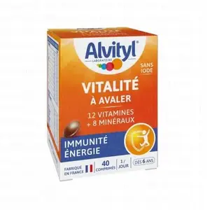 Alvityl vitalité arôme chocolat 40 comprimés pas cher