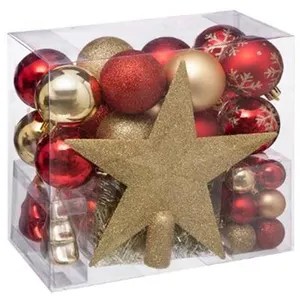 Comparateur de prix : Feeric lights & christmas - Kit de Sapin Soir de noël 44 pièces Rouge/Or